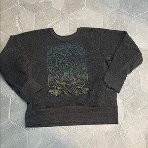 Dave Matthews Band Crewneck Sweatshirt – Heart with Whales – Gray – Size XL